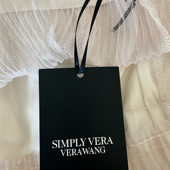 🆕 Simply Vera Vera Wang Soft Layered Tiered Tulle Maxi Skirt in Mushroom XS - Picture 12 of 14